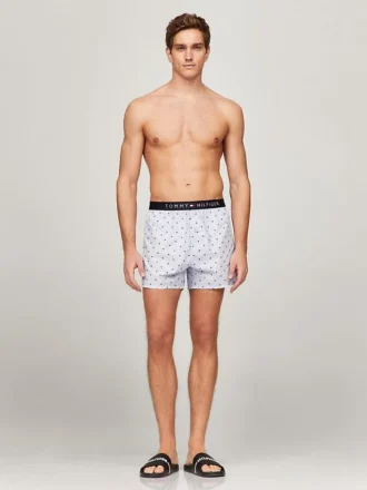Boxeri slim fit din țesătură