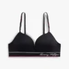 Braletă push-up cu logo distinctiv Braletă push-up cu logo distinctiv