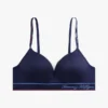 Braletă push-up cu logo distinctiv Braletă push-up cu logo distinctiv