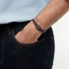 Brățară din piele împletită în stil nautic Brățară din piele împletită în stil nautic