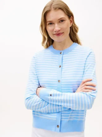 Cardigan cu guler rotund