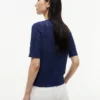 Cardigan cu mâneci scurte din tricot mixt Cardigan cu mâneci scurte din tricot mixt