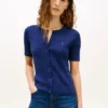 Cardigan cu mâneci scurte și tricotaj în formă de cablu Cardigan cu mâneci scurte și tricotaj în formă de cablu