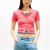 Cardigan cu mâneci scurte Tommy Jeans Pantaloni scurți Cardigan cu mâneci scurte Tommy Jeans Pantaloni scurți