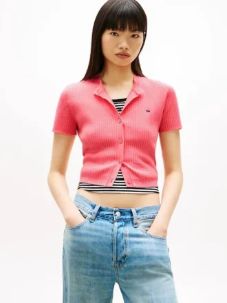 Cardigan cu mâneci scurte Tommy Jeans Pantaloni scurți