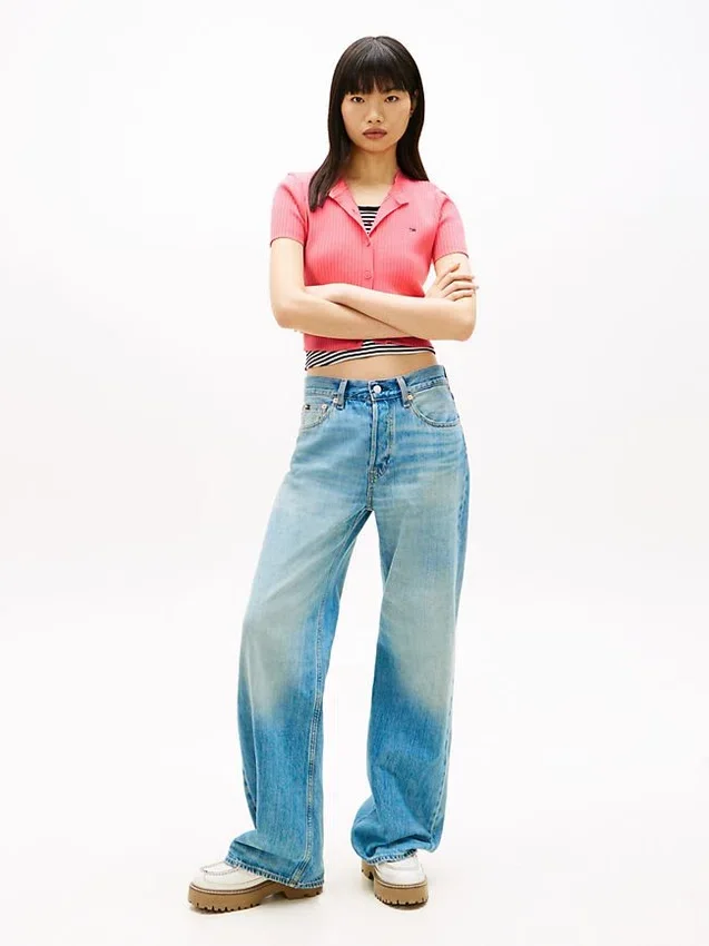 Cardigan cu mâneci scurte Tommy Jeans Pantaloni scurți Cardigan cu mâneci scurte Tommy Jeans Pantaloni scurți
