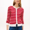 Cardigan cu tricotaj în dungi Cardigan cu tricotaj în dungi
