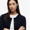 Cardigan cu tricotaj în relief Cardigan cu tricotaj în relief