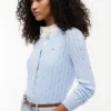 Cardigan cu tricotaj în relief Cardigan cu tricotaj în relief