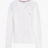 Cardigan cu tricotaj în relief Cardigan cu tricotaj în relief