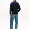 Cardigan din bumbac cu fermoar, stil baseball Cardigan din bumbac cu fermoar, stil baseball