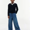 Cardigan din tricot cu model împletit pentru copii