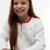 Cardigan din tricot cu model împletit pentru copii