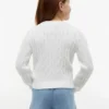 Cardigan din tricot cu model împletit pentru copii