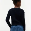Cardigan din tricot cu model împletit pentru copii