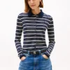 Cardigan polo slim fit din amestec de lână și mătase Cardigan polo slim fit din amestec de lână și mătase
