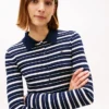 Cardigan polo slim fit din amestec de lână și mătase Cardigan polo slim fit din amestec de lână și mătase