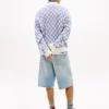 Cardigan Tommy Jeans cu croială lejeră și model în carouri