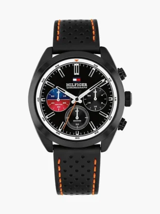 Ceas cronograf cu curea din piele de 40 mm