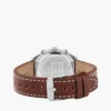 Ceas cronograf cu curea din piele de 40 mm