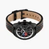 Ceas cronograf cu curea din piele de 40 mm
