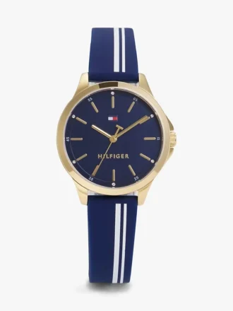 Ceas cu curea cu dungi caracteristice de 34 mm