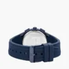 Ceas cu două fusuri orare și curea din silicon de 43 mm