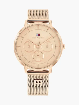Ceas cu plasă și monogramă de 36 mm
