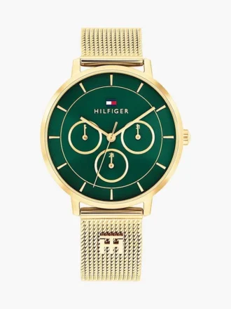 Ceas cu plasă și monogramă de 36 mm