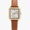 Ceas elegant cu curea din piele de 24 mm