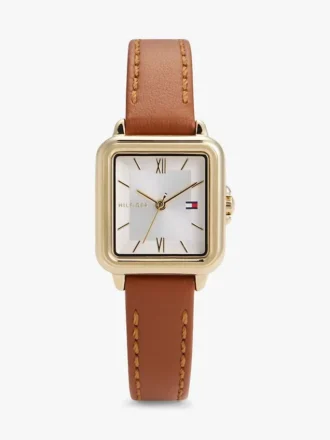 Ceas elegant cu curea din piele de 24 mm Ceas elegant cu curea din piele de 24 mm
