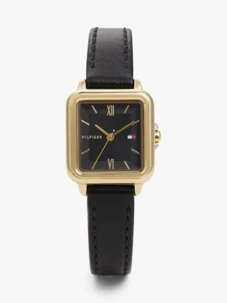 Ceas elegant cu curea din piele de 24 mm Ceas elegant cu curea din piele de 24 mm