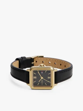 Ceas elegant cu curea din piele de 24 mm Ceas elegant cu curea din piele de 24 mm
