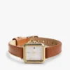 Ceas elegant cu curea din piele de 24 mm