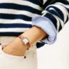 Ceas elegant cu curea din piele de 24 mm