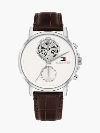 Ceas elegant cu curea din piele de 40 mm