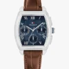 Ceas multifuncțional cu curea din piele de 36 mm