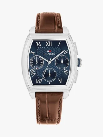 Ceas multifuncțional cu curea din piele de 36 mm