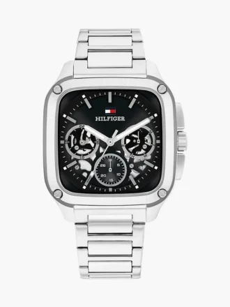 Ceas sport cu cadran scheletat dreptunghiular de 37 mm