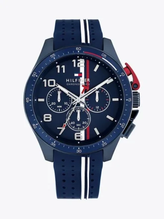 Ceas sport de 46 mm cu curea din silicon