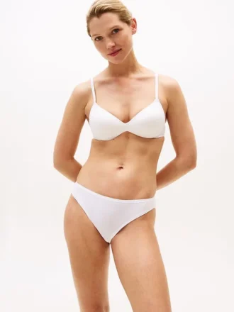 Chiloți bikini cu logo repetat