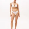 Chiloți bikini cu logo repetat