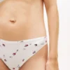 Chiloți bikini din jersey cu imprimeu floral Chiloți bikini din jersey cu imprimeu floral