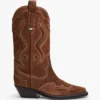 Cizme de cowboy din piele de căprioară Tommy Jeans Cizme de cowboy din piele de căprioară Tommy Jeans