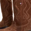Cizme de cowboy din piele de căprioară Tommy Jeans Cizme de cowboy din piele de căprioară Tommy Jeans