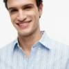 Cămașă cu dungi, croială regular, pentru toată ziua Cămașă cu dungi, croială regular, pentru toată ziua