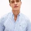 Cămașă cu dungi din seersucker, croială regular Cămașă cu dungi din seersucker, croială regular