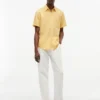 Cămașă cu mânecă scurtă din amestec de in, croială regular Cămașă cu mânecă scurtă din amestec de in, croială regular