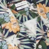 Cămașă de tabără cu imprimeu floral tropical, croială regular Cămașă de tabără cu imprimeu floral tropical, croială regular