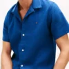 Cămașă de tabără din amestec de in, croială regular Cămașă de tabără din amestec de in, croială regular